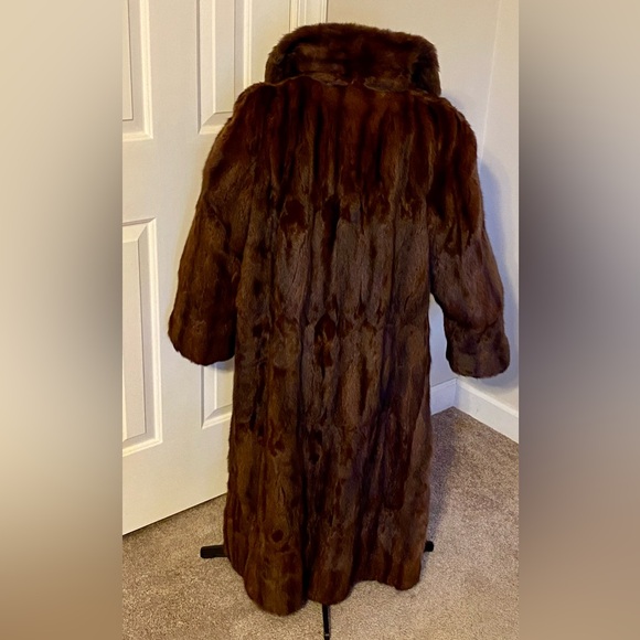 Mink Coat in Excellent Vintage condition Sz 16-18 Brown, - Picture 3 of 6
